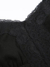 Lace stitching V Neck Cami Top