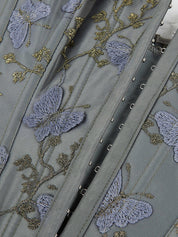 Butterfly Embroidery Bandage Corset Top