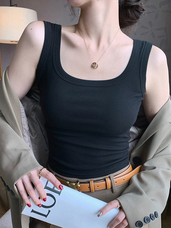 Plain Color Multiple Colors Available Tank Top