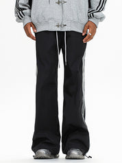 Men's Contrast Stripe Sports Straight Leg Pants