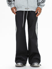 Men's Contrast Stripe Sports Straight Leg Pants