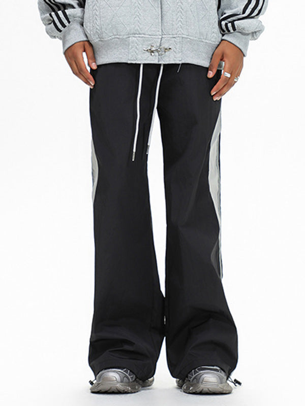 Men's Contrast Stripe Sports Straight Leg Pants