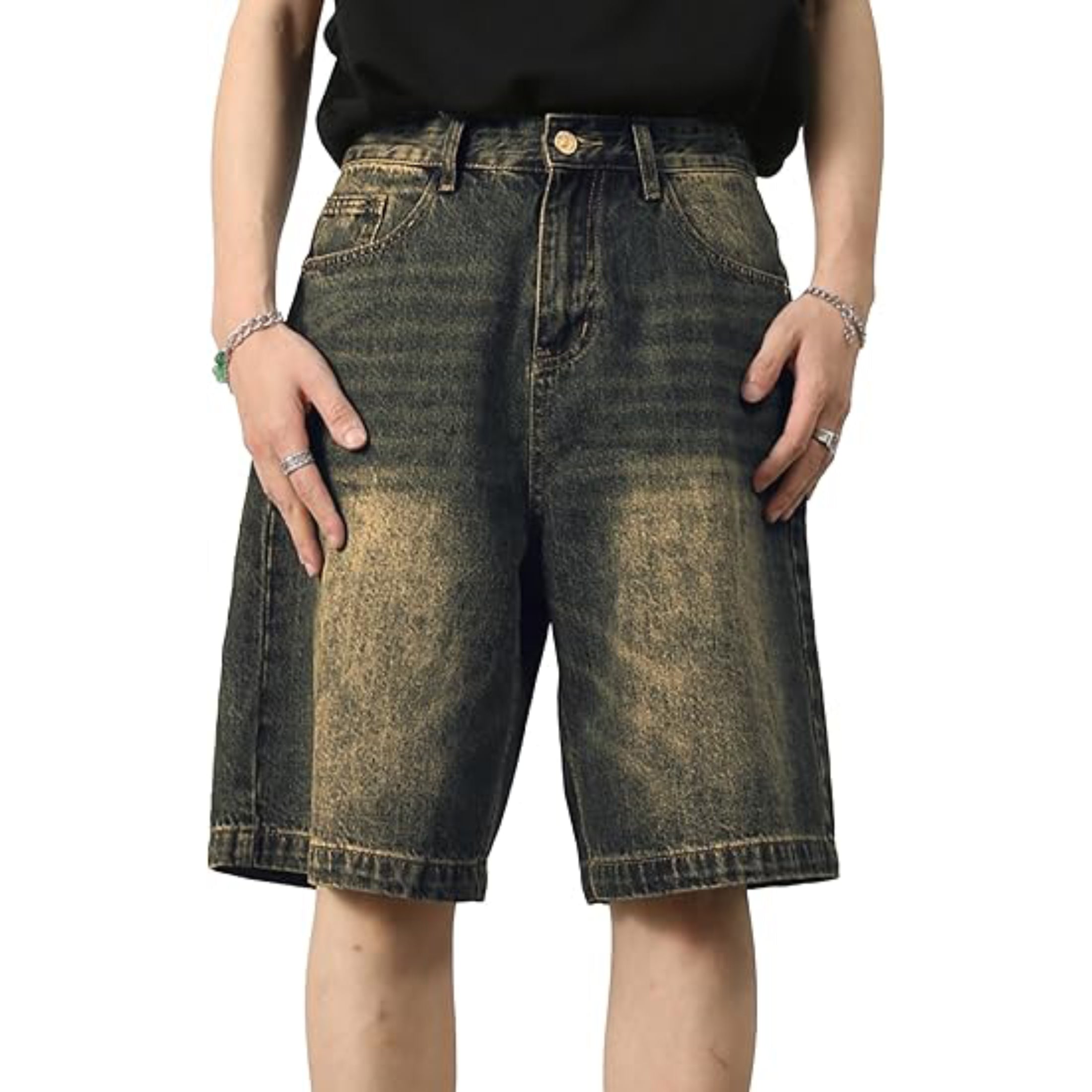 Men's Loose Casual Denim Shorts