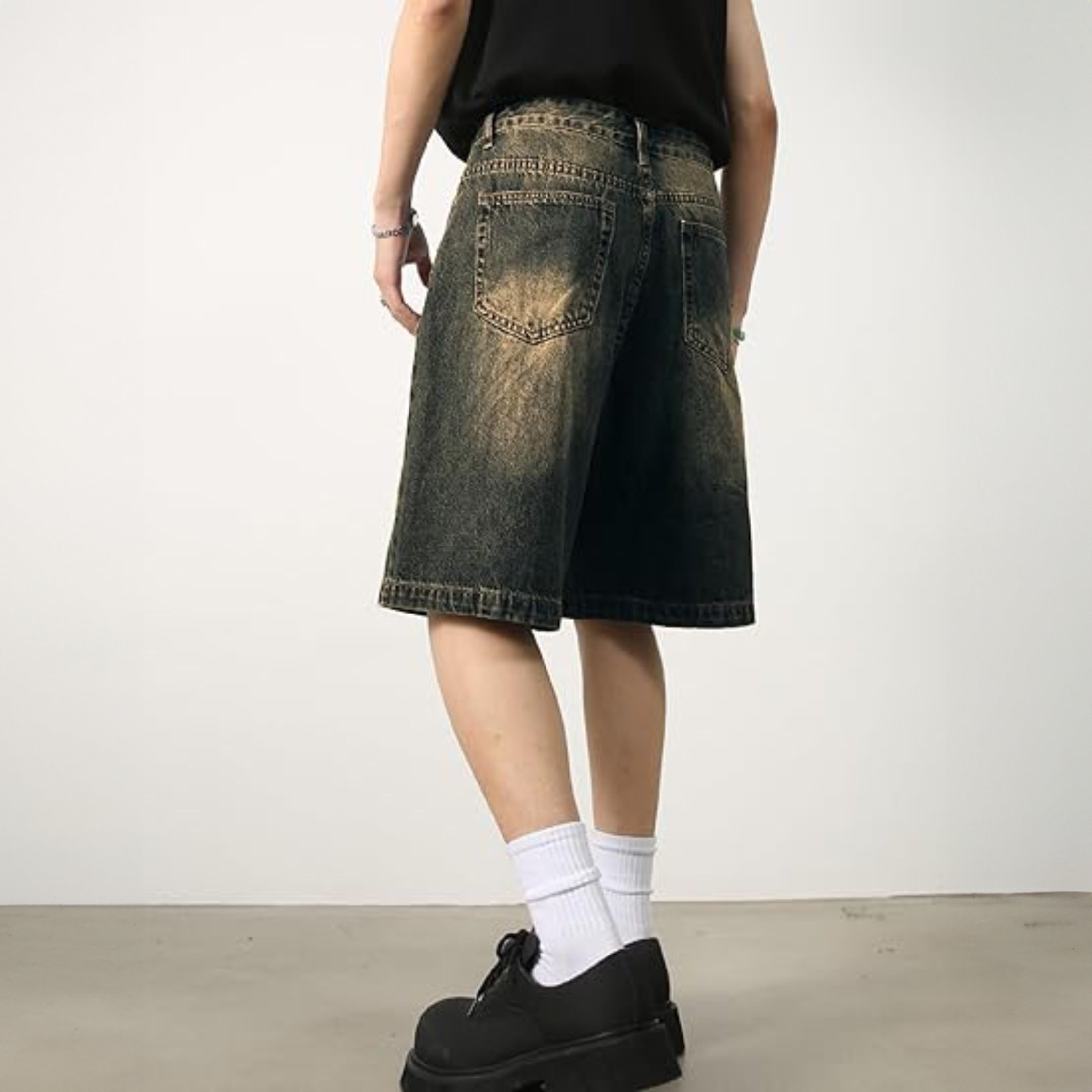 Men's Loose Casual Denim Shorts