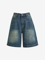 Men's Loose Casual Denim Shorts