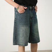 Men's Loose Casual Denim Shorts