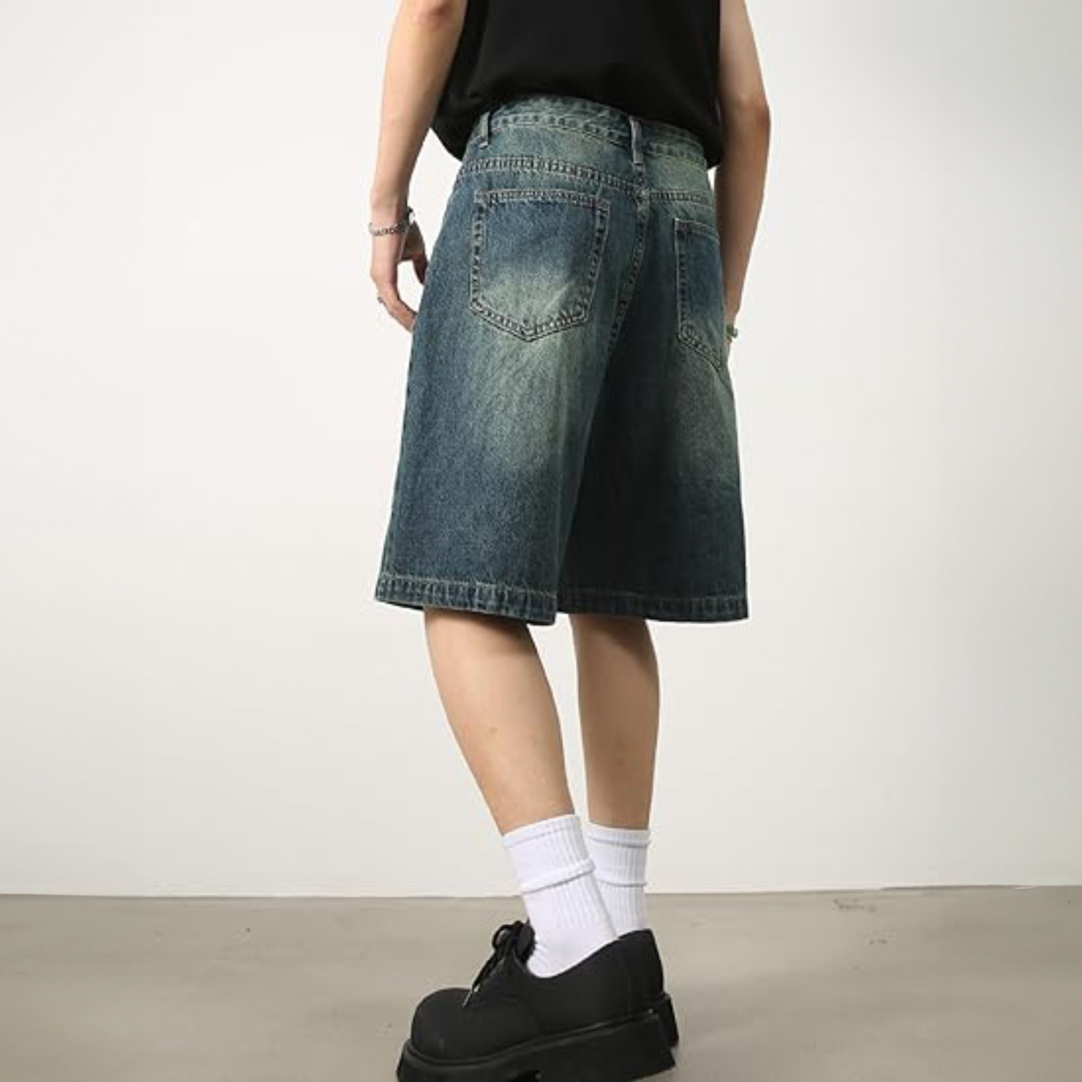 Men's Loose Casual Denim Shorts