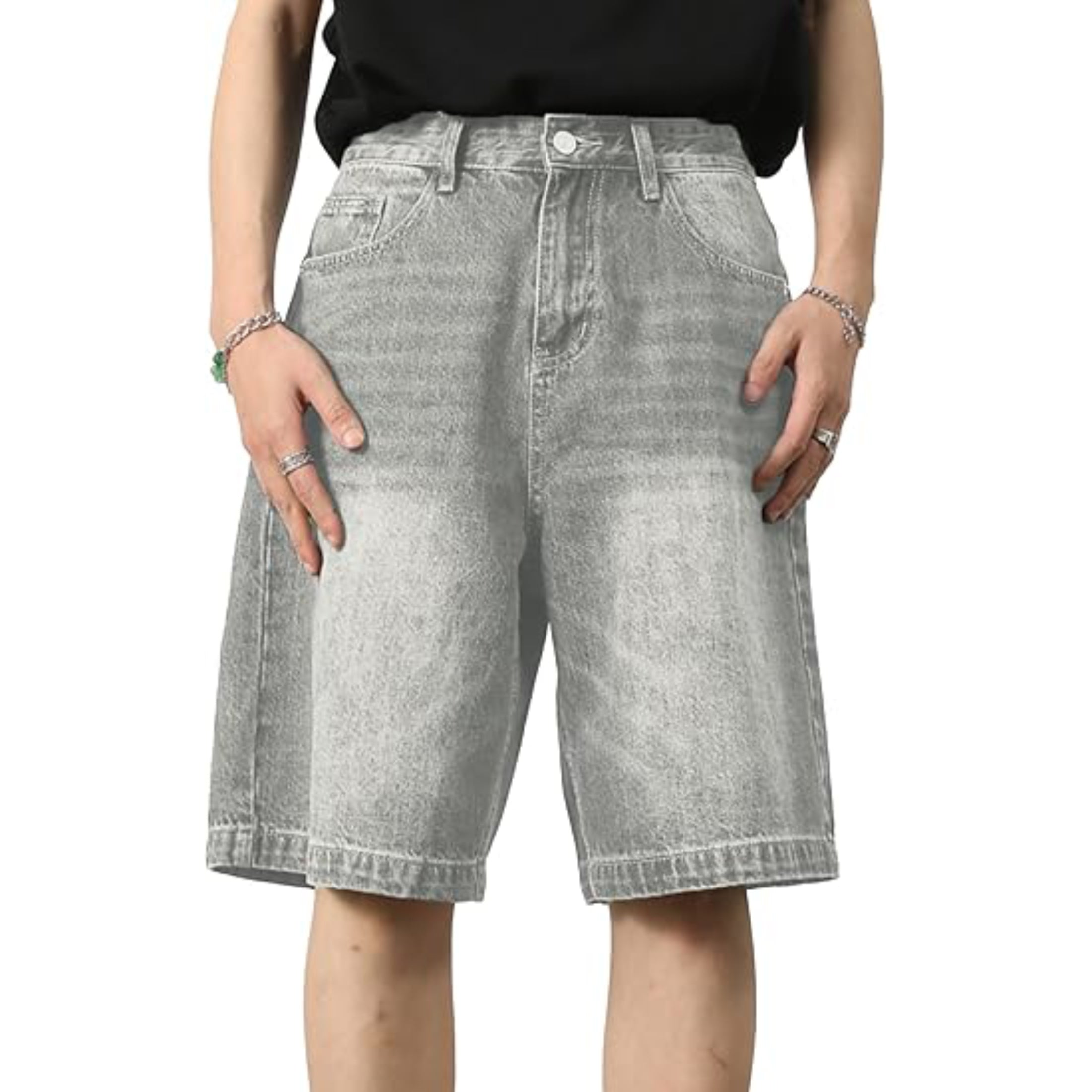 Men's Loose Casual Denim Shorts