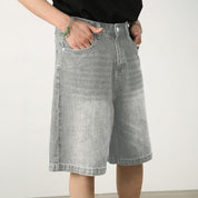 Men's Loose Casual Denim Shorts
