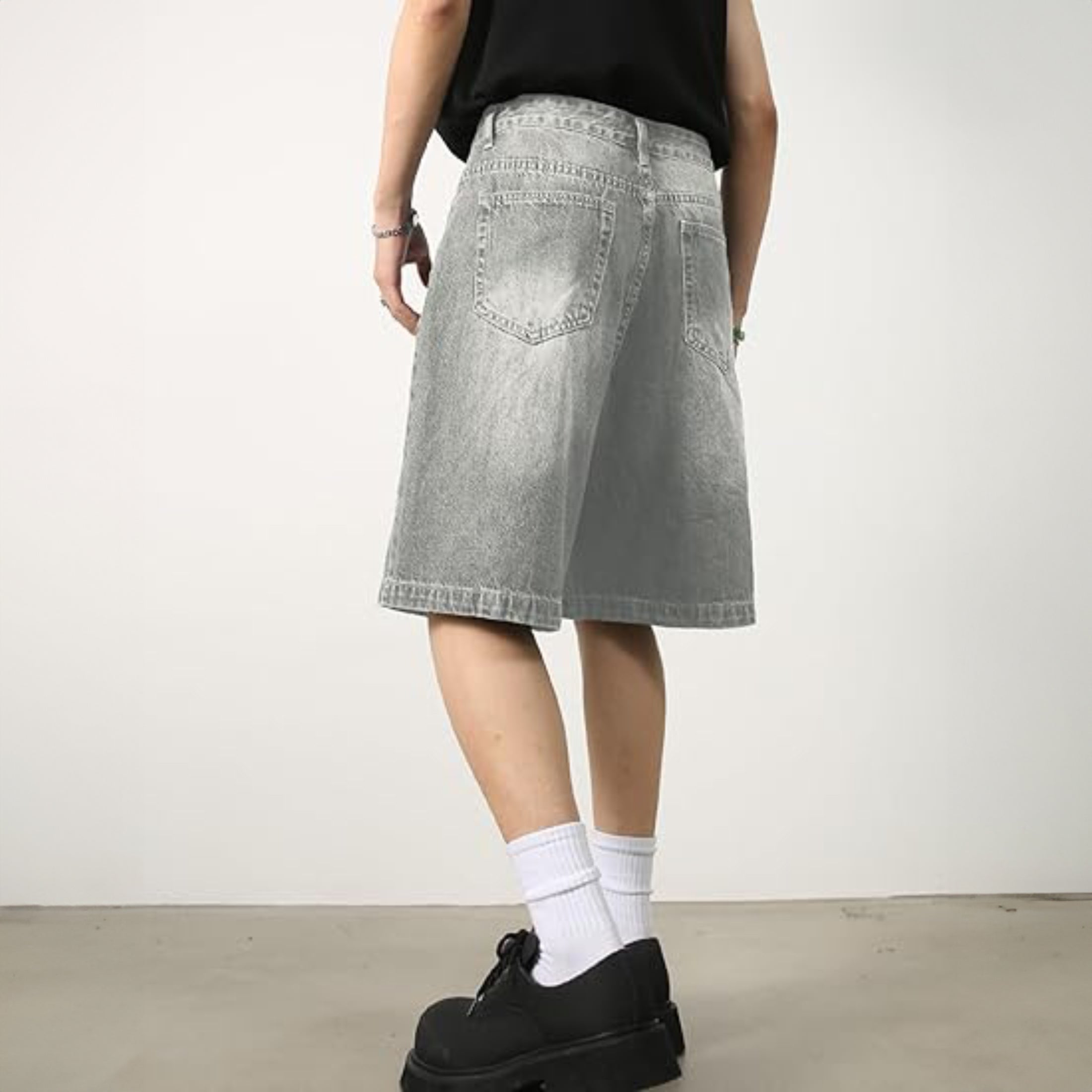 Men's Loose Casual Denim Shorts