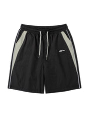 Men's Contrast Color Splicing Loose Shorts