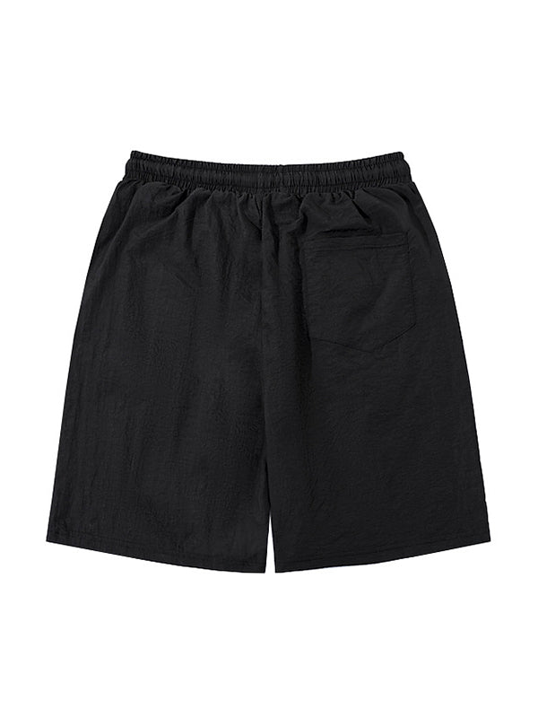 Men's Contrast Color Splicing Loose Shorts