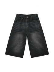 Men'S Loose Wide Leg Flared Cropped Pants Shorts