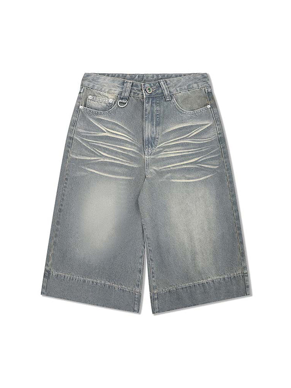 Men's Loose Casual Straight Denim Shorts