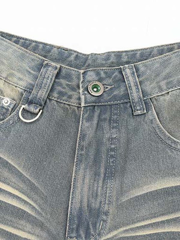 Men's Loose Casual Straight Denim Shorts