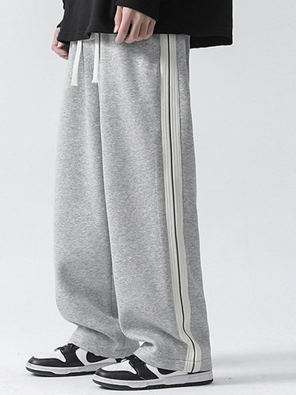 Men's Plain Loose Casual Straight Sweatpants