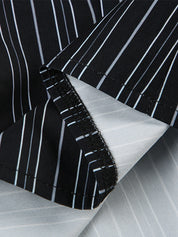 Vintage Stripe Slim Fit Long Sleeves Shirts