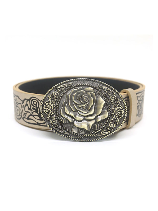 Vintage Embossed Personalized Belt