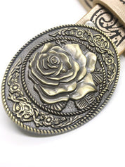 Vintage Embossed Personalized Belt