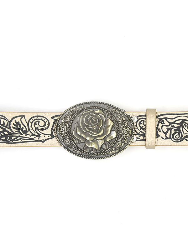 Vintage Embossed Personalized Belt