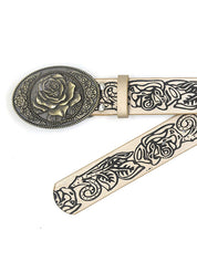 Vintage Embossed Personalized Belt
