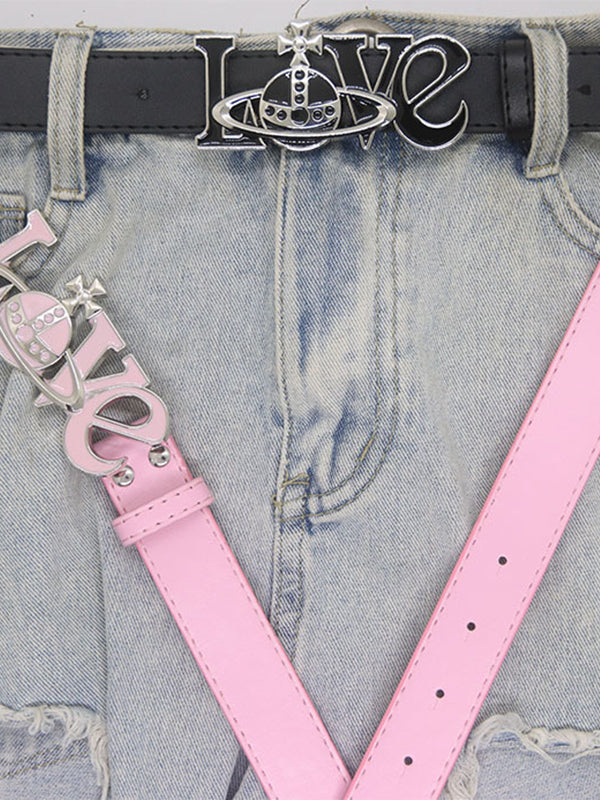 LOVE Buckle Personality All Match belt