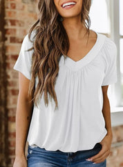 Women's Casual Summer  V Neck Tops