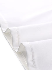 Built-In Bra Satin V Neck Tank Top