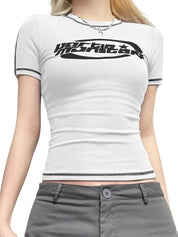 Y2K Short Sleeve Top