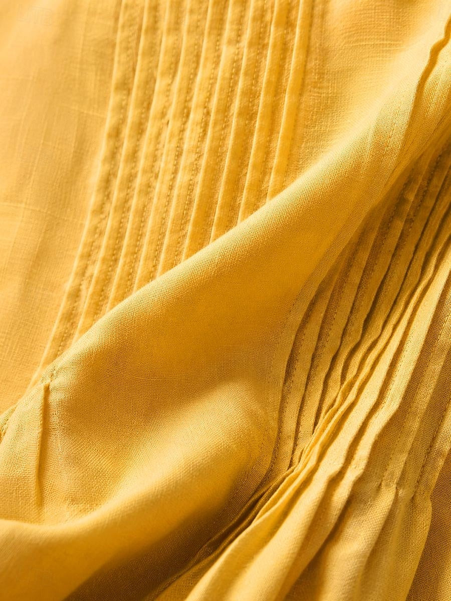 Soft Pleated Front Detail
