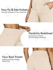 Women Wide Leg Yoga Pants with Pockets