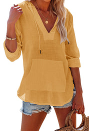 Women's V Neck Beach Cover Up