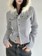 Split Button Jacket