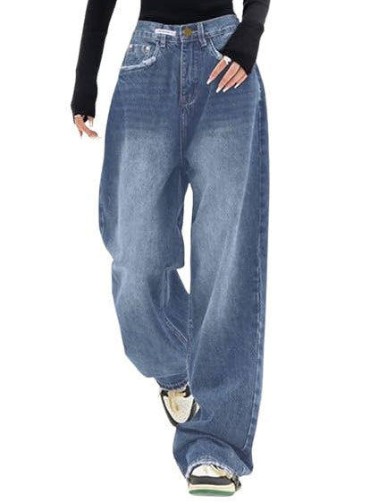 Dark Wash Vintage Baggy Jeans