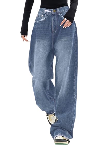 Dark Wash Vintage Baggy Jeans