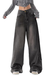 Vintage Oversized High Waisted Baggy Wide Leg Denim Pants