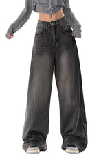 Vintage Oversized High Waisted Baggy Wide Leg Denim Pants