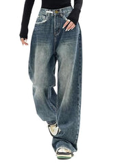 Dark Wash Vintage Baggy Jeans