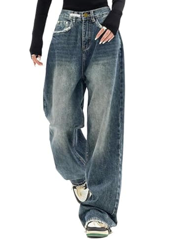 Dark Wash Vintage Baggy Jeans