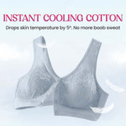 Front Closure Breathable Cotton Lifting Bra