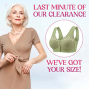 Front Closure Breathable Cotton Lifting Bra
