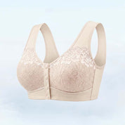 Front Closure Breathable Cotton Lifting Bra