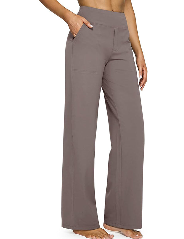 Loose High-Waist Stretch Casual Pants