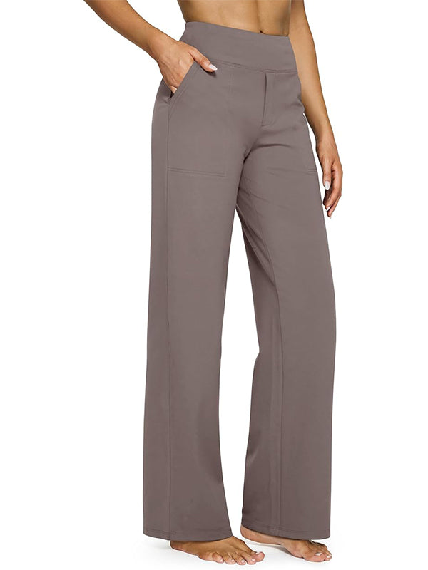 Loose High-Waist Stretch Casual Pants
