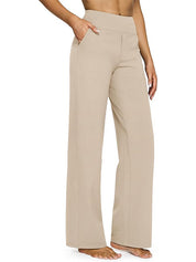 Loose High-Waist Stretch Casual Pants