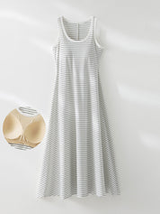 Built-in bra cooling-feel dress