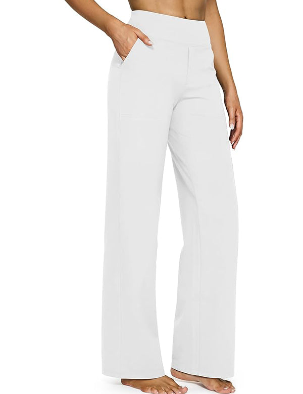 Loose High-Waist Stretch Casual Pants