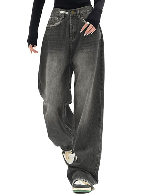 Dark Wash Vintage Baggy Jeans