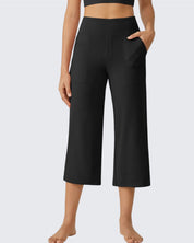 Women Wide Leg Yoga Pants with Pockets