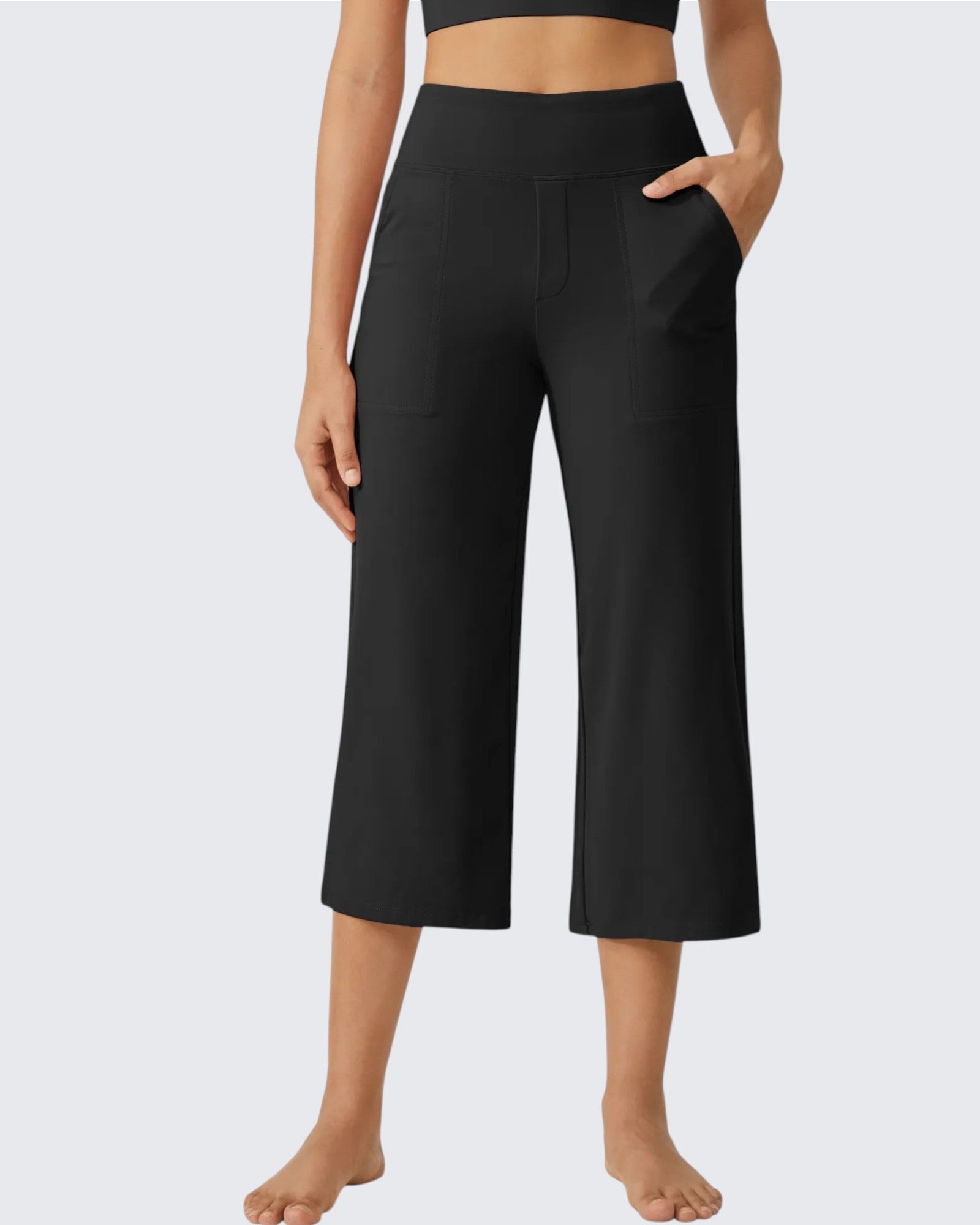 Women Wide Leg Yoga Pants with Pockets